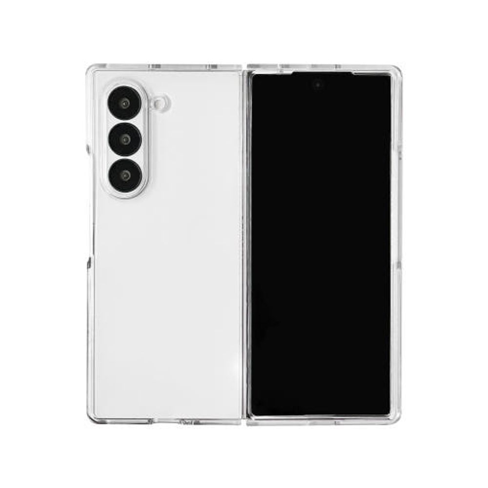 [S2B] Clear Slim Case for Galaxy Z Fold5 Z Fold6 – Precise Fit, Transparent PC Material, Microdot Coating, Wireless Charging Compatible - Made in Korea